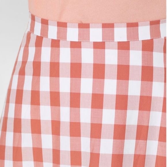 GAP Gingham Midi Skirt XS petite - New - Picture 13 of 13